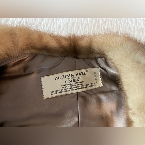 Vintage Autumn Haze Emba Mink Stole - Picture 2 of 4